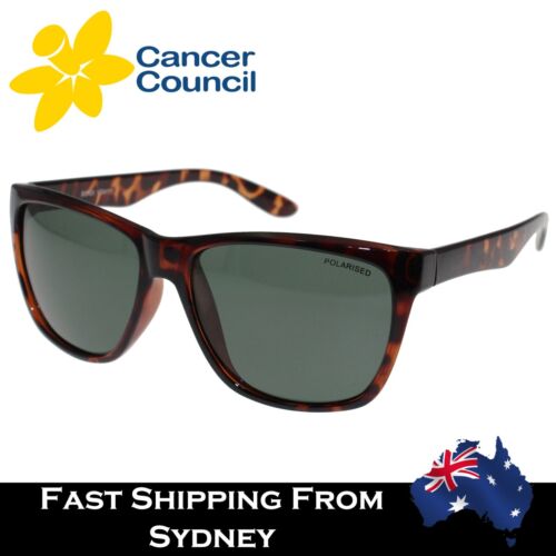 Cancer Council Unisex Fashion Polarised Sunglasses Wayfare Bondi Tortoise Green - Picture 1 of 6