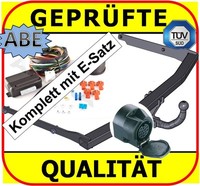 AHK + ES13 FüR Ford Focus II SchräGheck Bj 04-10 AnhäNgezugvorrichtung Komplett