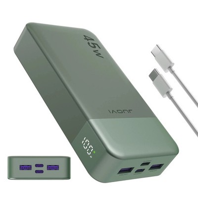 20000mAh Portable Power Bank 45W PD Charging External Battery Charger For Phone