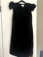 Womens Anntaylor Loft size 8 black dress excellent condition cap sleeve