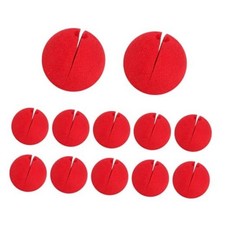 Pcs Red Foam Clown Noses, Circus Red Sponge Nose, Clown Noses for Halloween 12