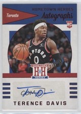 2019-20 Panini Chronicles Hometown Heroes Rookie Red Terence Davis Auto 0b6b