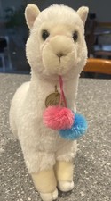 AURORA WORLD 2018 MIYONI WHITE LLAMA 12" PLUSH  ADORABLE