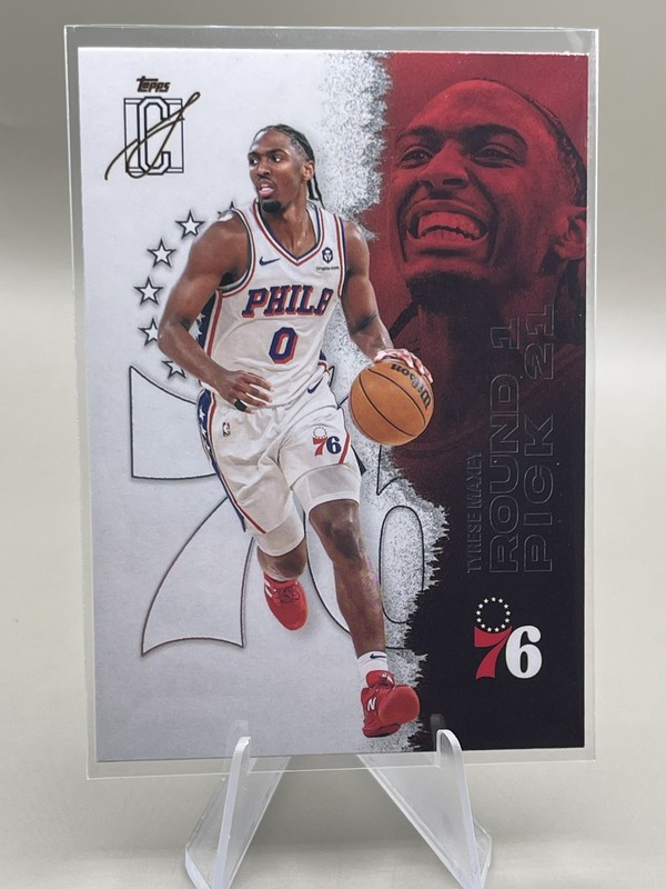 25-26 Topps Signature Class Philadelphia 76ers Tyrese Maxey Basketball Card #18