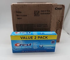 Crest Pro-Health Smooth Formula Toothpaste – Clean Mint (12 Pack 4.3oz Each)