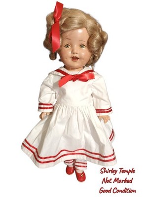 Vintage Shirley Temple Composition Doll 18 Inch
