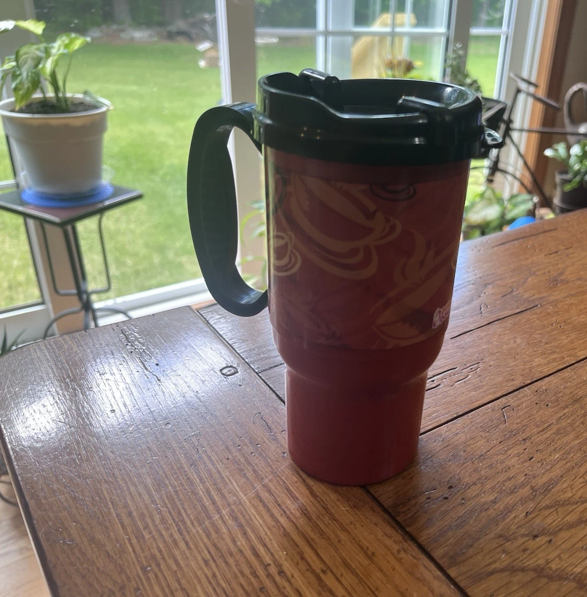 abh coffee mug Mur by Ayca x CCH Anchovies 16 oz Large Mug, Red Rim