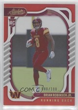 2022 Panini Absolute Rookies Spectrum Red 80/100 Brian Robinson Jr #127 i6j