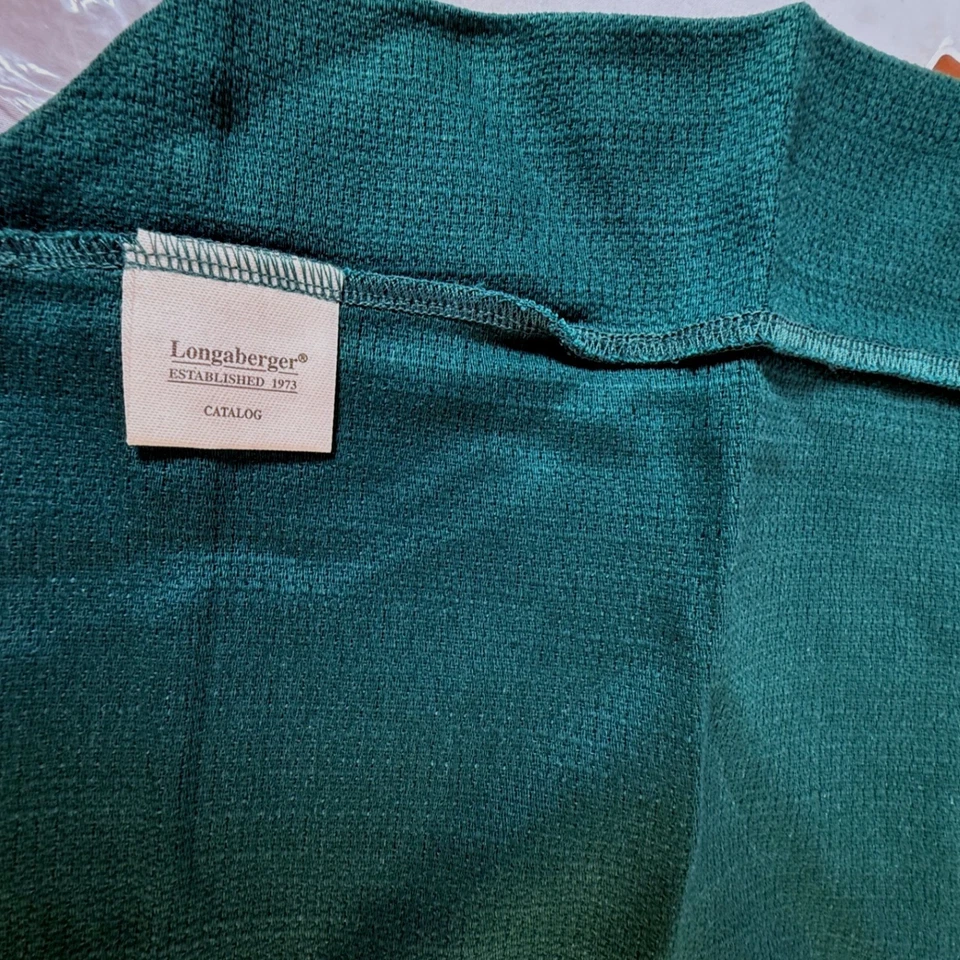 Longaberger Basket Liner Fabric Catalog Ivy Green Weave Protector Vintage 85-14 - Image 2 of 4