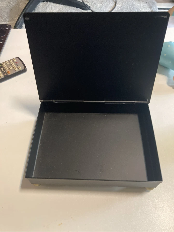 Antigua caja metálica japonesa del período Meiji Foto 4 de 4