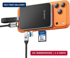 ORICO Magnetic M.2 NVMe SSD Enclosure USB3.2 Gen2 10Gbps PD 100W TF/SD Card Read