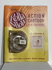 Daffy Duck Sawyers Tru-Vue Roll-A Show Film Cartridge Cartoon SEALED 1965 NOS