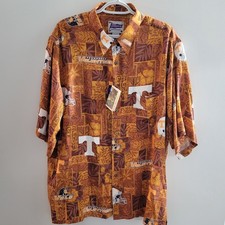 NWT Reyn Spooner Tennessee Volunteers Hawaiian Button Up Men's Size XL Vols