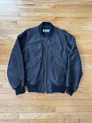 Vintage Kushitani Explorer Calfskin Leather Bomber Jacket | eBay