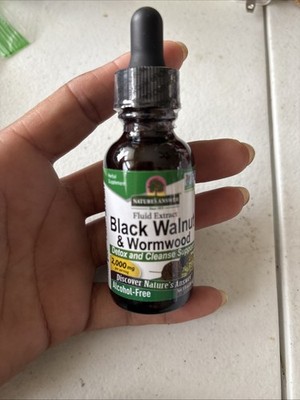 Natures Answer Alcohol-Free Black Walnut and Wormwood 1-Fluid Ounce 2000mg Extra