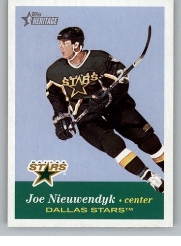 Joe Nieuwendyk #100 2001 Topps Heritage card