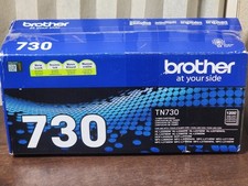 Genuine Brother TN730 Black Standard Yield Toner Cartridge OEM 730 New Unopened