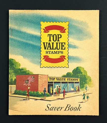 1966 Top Value Stamps Shopping World Of Beauty Coupon Vintage Booklet