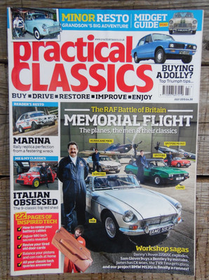 Practical Classics Magazine July 2015 MINOR RESTO, MARINA, MIDGET GUIDE