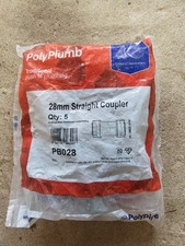 Polypipe Polyplumb 28mm Couplers