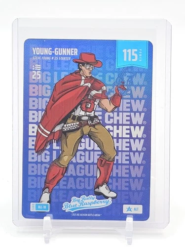 YOUNG-GUNNER STEVE YOUNG 2025 BO JACKSON BATTLE ARENA BIG LEAGUE CHEW ALT Q3735