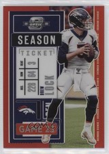 2020 Panini Contenders Optic Season Ticket Red Prizm 10/125 Drew Lock #18 7l6
