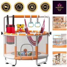 Versatile 55" Indoor/Outdoor Kids Trampoline - Safe, Fun Play Equipment