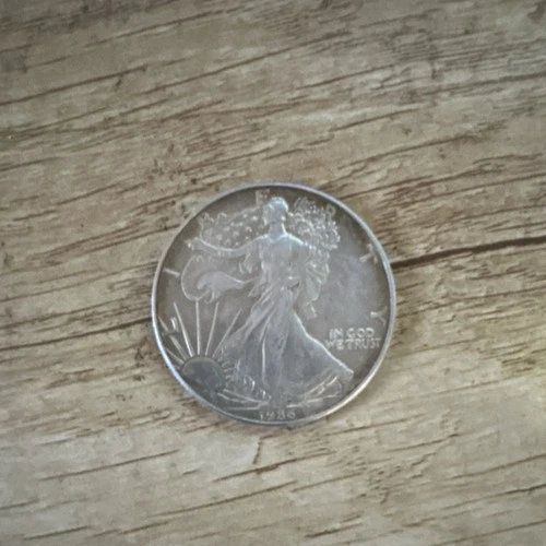 U.S. Mint American Eagle 1986 1 oz .999 Fine Silver Bullion Coin Uncertified