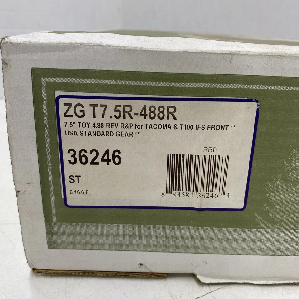 Engranaje estándar de EE. UU. ZG T7.5R-488R anillo y piñón Toyota nuevo sin abrir Bo Foto 2 de 3