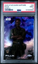 2025 TOPPS CHROME SAPPHIRE EDITION STAR WARS PURPLE #44 FILLIK 3/15 PSA 9