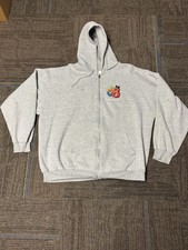 Vintage Y2K 2008 Disneyland Mickey Mouse Donald Goofy Zip Up Hoodie Size 2XL