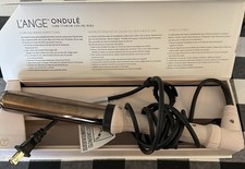 L'ANGE Ondule 32mm Titanium Curling Wand Hair Iron Rose Pink In Box