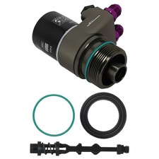 AN10 Ölkühler-Sandwich-Platte for VW Golf 7 MK7.5 GTI 1.8T Lila CNC