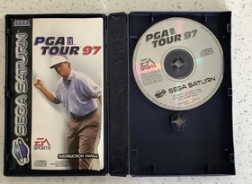 PGA Tour 97 PAL Game for Sega Saturn Complete Set in BIG BOX