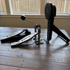 Alesis Kick Drum Pedal w/Pad Bass & Hi-Hat Pedal Nitro Forge