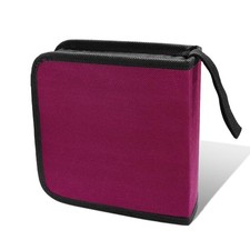 Car Cd Case 40 Capacity Hard Plastic Disc Organizer Holder With Zipper Port... Car Cd Case 40 Capacity Hard Plastic Disc Organizer Holder With Zipper Port...