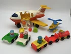 Fisher Price Vintage Little People Play Family Airport Accessories