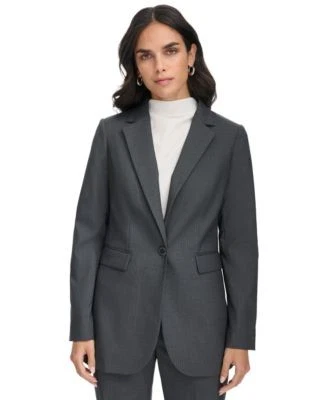 Calvin Klein Womens Single-Button Blazer 197383069875 12 RT $159.0
