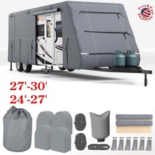 Travel Trailer RV Cover Extra-Thick Upgraded 7 Layers for Camper Cover 2 SIZES