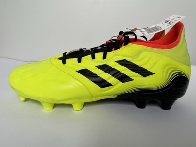 adidas Copa Sense.2 FG Leather Soccer Cleats GW3579 Yellow/Black Men s 7 1/2 NEW