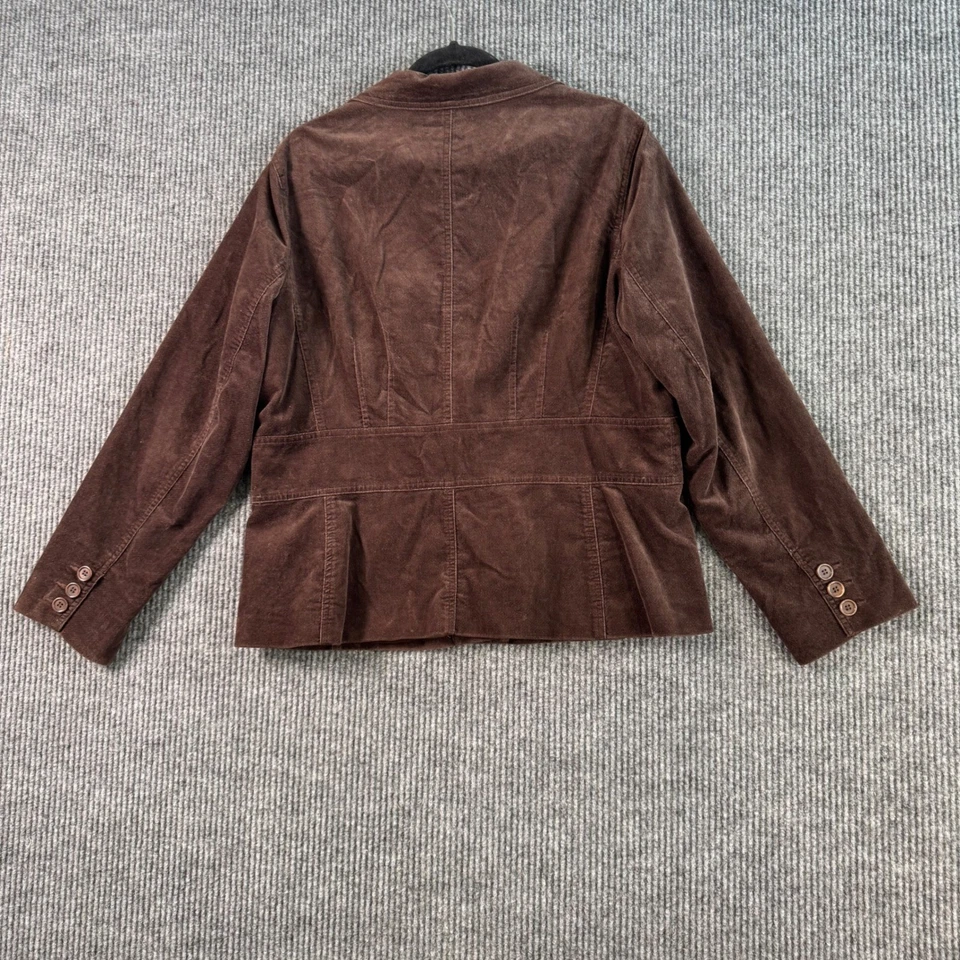 VTG Jones New York Sport XL Brown Corduroy Blazer Jacket 90s Preppy Quiet Luxury - Image 4 of 4