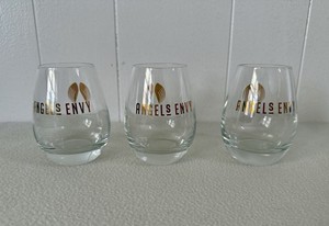 Angel's Envy Bourbon 7oz Nosing Tasting Snifter Glasses Set Of 3