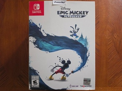 New! Disney Epic Mickey: Rebrushed Collector's Edition (Nintendo Switch) Sealed!