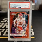 2024 Panini Prizm Patrick Mahomes II Red Sparkle Color Match LOW POP PSA 10🔥