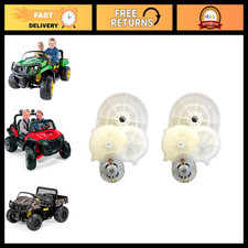 12V Motor Gearbox Replacement Kit for RZR/Gator Ride-On Toy - White Parts