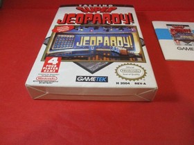 Talking Super Jeopardy (Nintendo NES) COMPLETE w/ Box manual game WORKS! #P