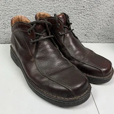 Vintage Clarks 30086 Chukka Brown Leather Boots Active Air Shoes Men’s 11M