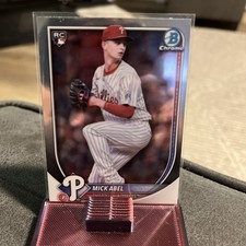 MICK ABEL 2025 Bowman Chrome #11 Phillies Rookie