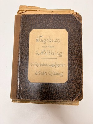 Unikat: WW2 Tagebuch Oberstabsvet. Erich Breitenbauch   5 Reisen   Fotos Bericht
