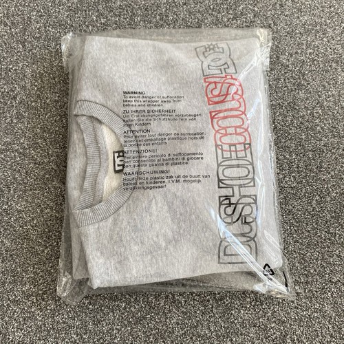 DC Shoes Sweatshirt Mens Medium M Battlefield Crew Grey Sweater Streetwear Top - Picture 12 of 12